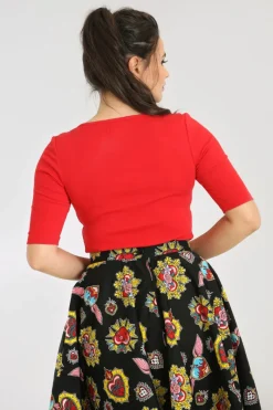 Hell Bunny Philippa Top Hot