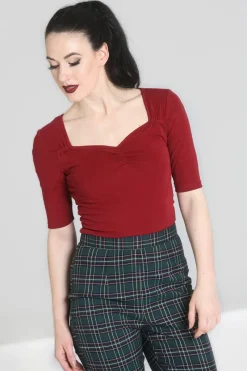 Hell Bunny Philippa Top Hot