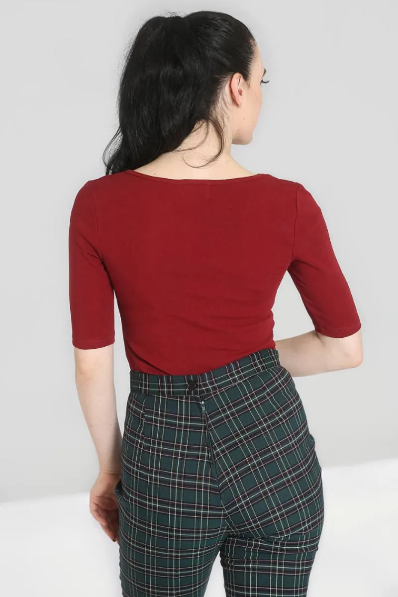 Hell Bunny Philippa Top Hot