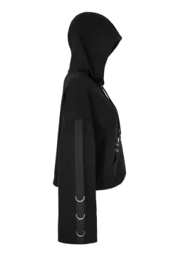 Hell Bunny Ramona Hoodie Black Online