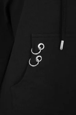 Hell Bunny Ramona Hoodie Black Online