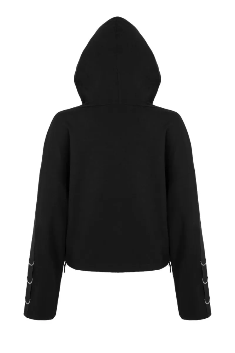 Hell Bunny Ramona Hoodie Black Online