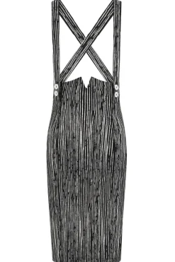 Hell Bunny Regan Pinafore Skirt Clearance