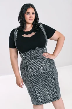 Hell Bunny Regan Pinafore Skirt Clearance