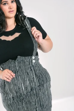 Hell Bunny Regan Pinafore Skirt Clearance