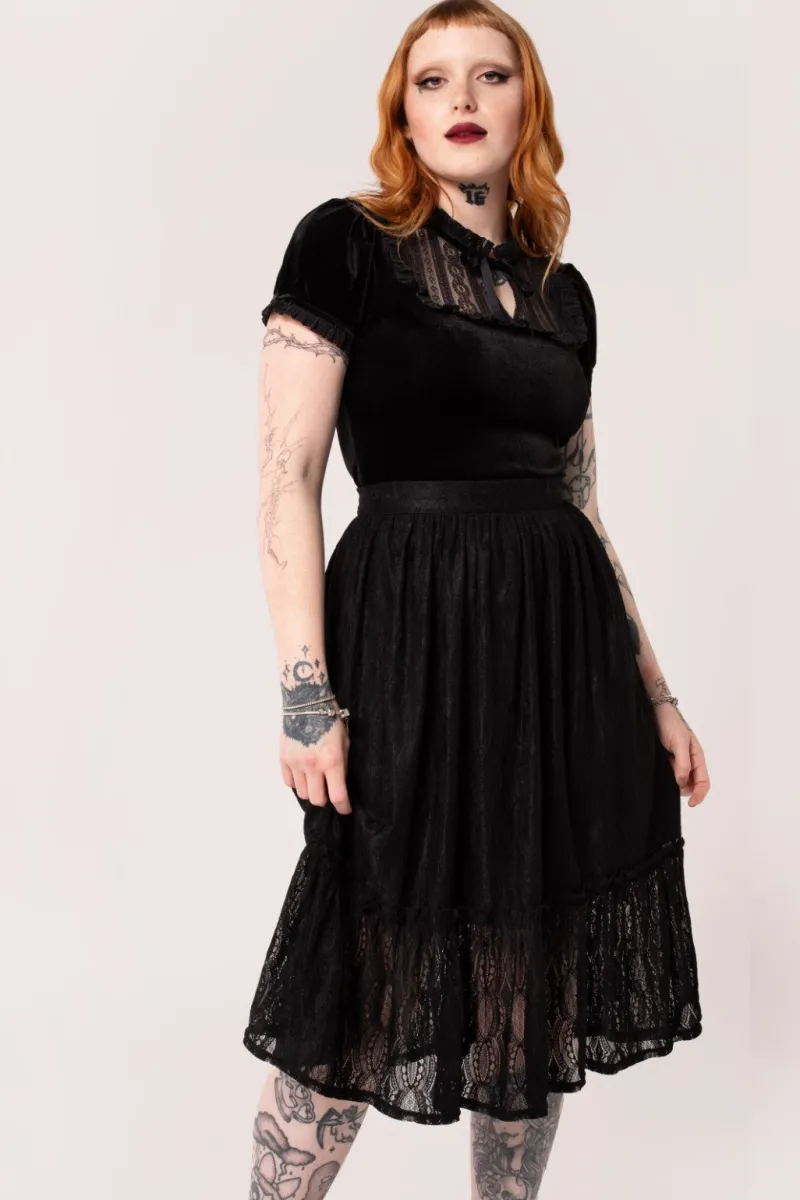 Hell Bunny Rhea Skirt Black Best