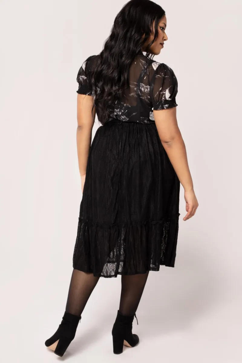 Hell Bunny Rhea Skirt Black Best