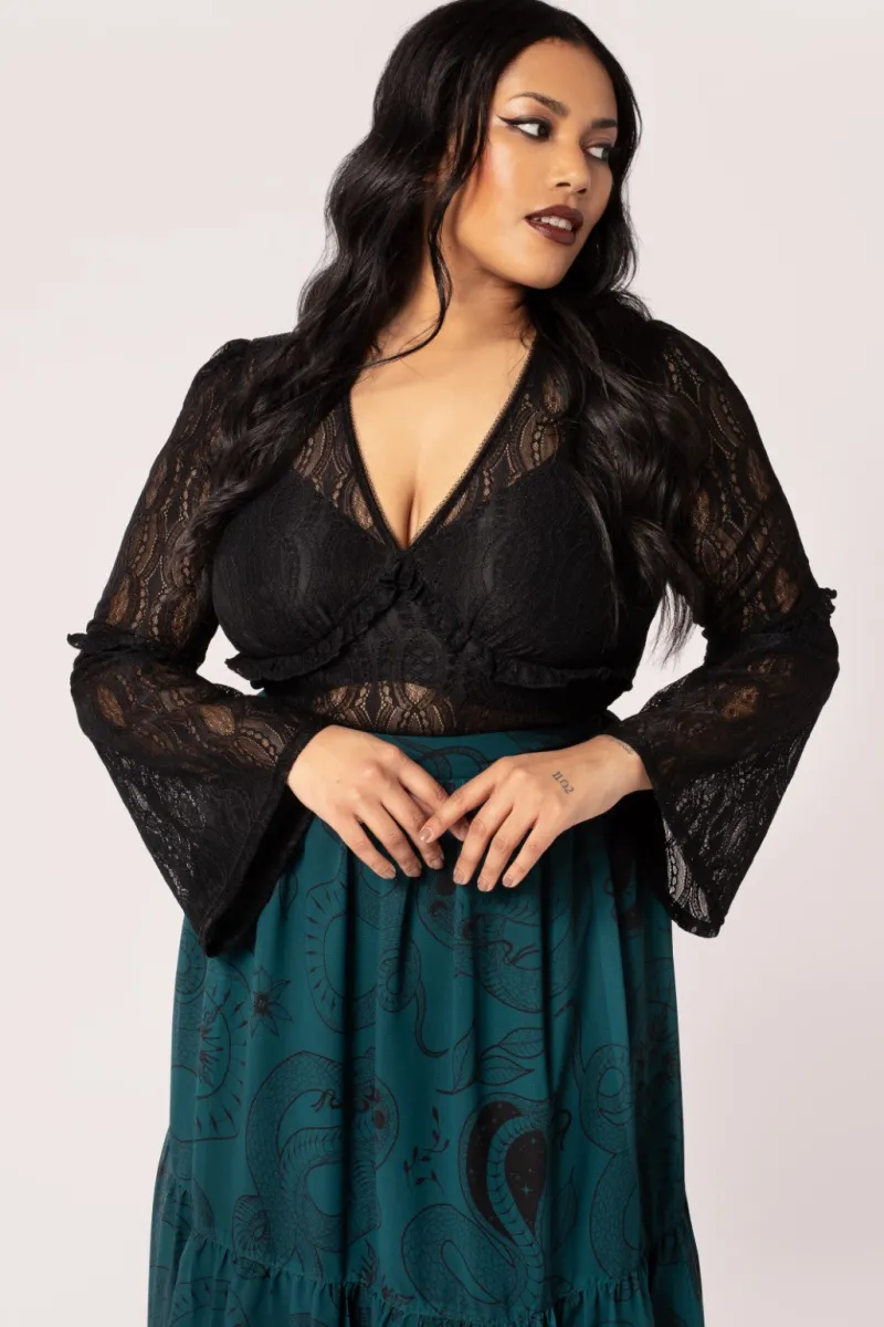 Hell Bunny Rhea Top Black