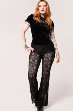 Hell Bunny Rhea Trousers Black Discount