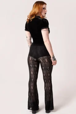 Hell Bunny Rhea Trousers Black Discount