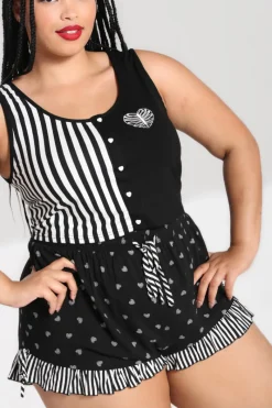 Hell Bunny Ribcage Crop Top Black Best