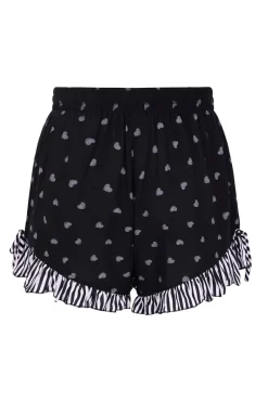 Hell Bunny Ribcage Shorts Black Hot