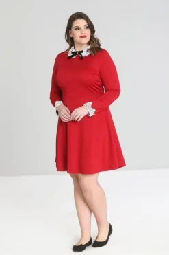 Hell Bunny Ricci Dress Red