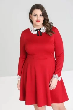 Hell Bunny Ricci Dress Red