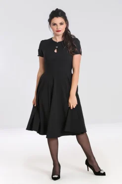 Hell Bunny Riley Dress Black Outlet