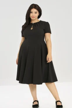 Hell Bunny Riley Dress Black Outlet