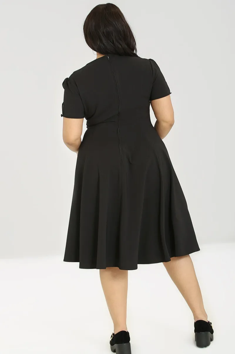 Hell Bunny Riley Dress Black Outlet
