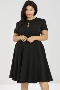 Hell Bunny Riley Dress Black Outlet