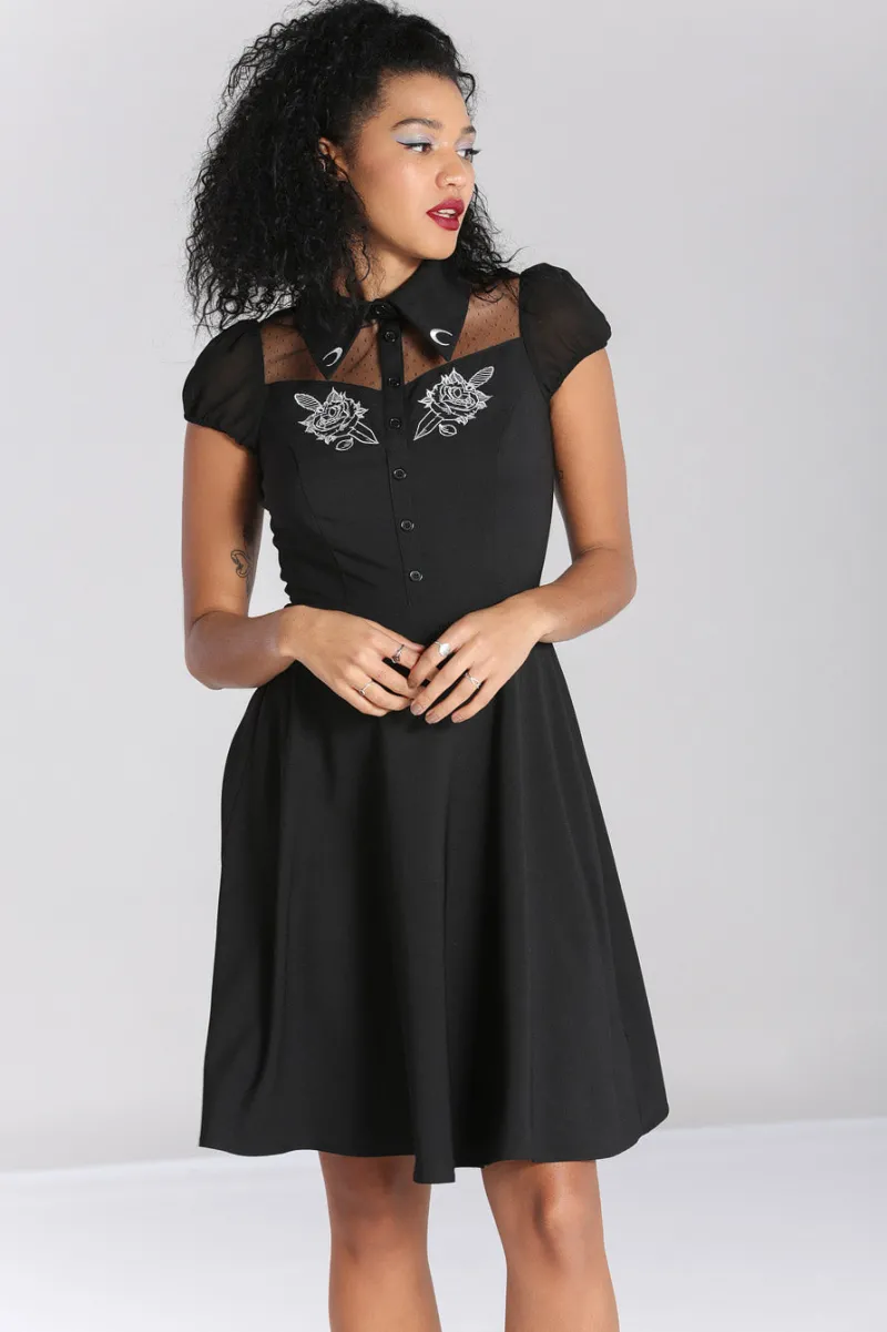 Hell Bunny Roesia Dress Black Sale