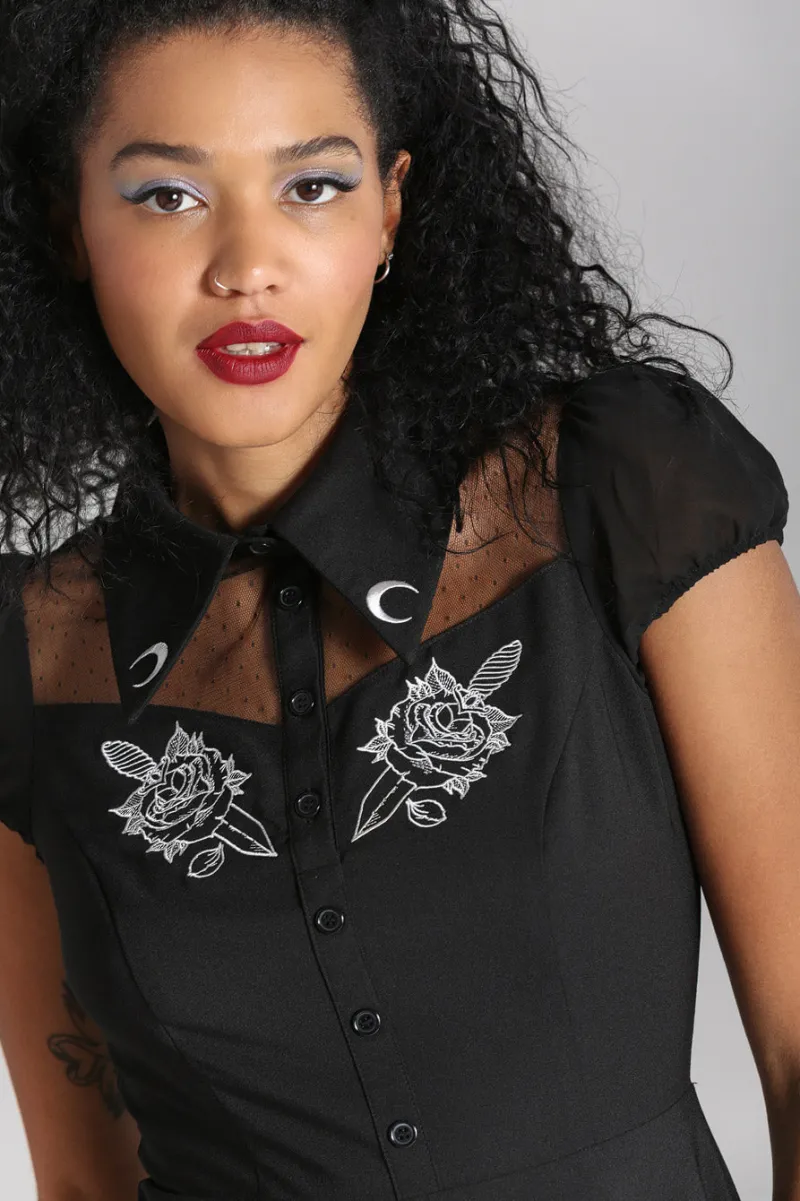 Hell Bunny Roesia Dress Black Sale