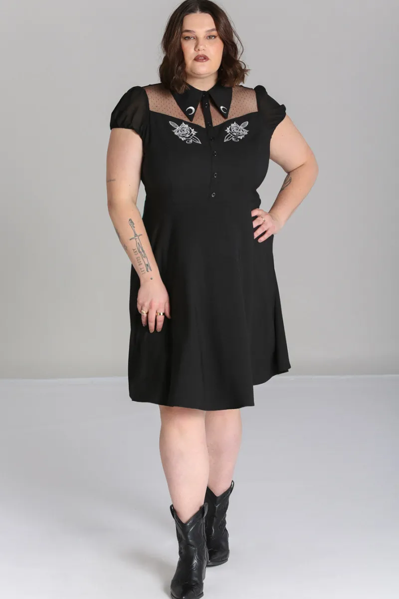 Hell Bunny Roesia Dress Black Sale
