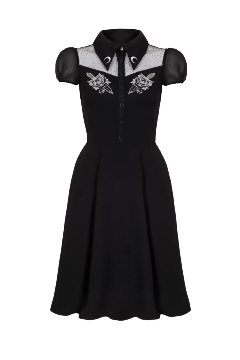 Hell Bunny Roesia Dress Black Sale