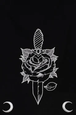 Hell Bunny Roesia Skirt Black New