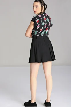Hell Bunny Roesia Skirt Black New
