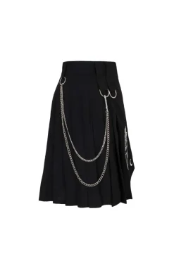 Hell Bunny Roesia Skirt Black New