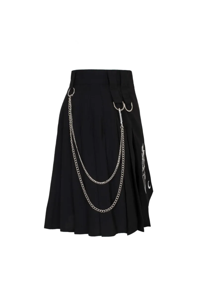 Hell Bunny Roesia Skirt Black New