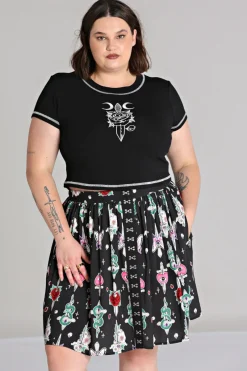 Hell Bunny Roesia Top Black