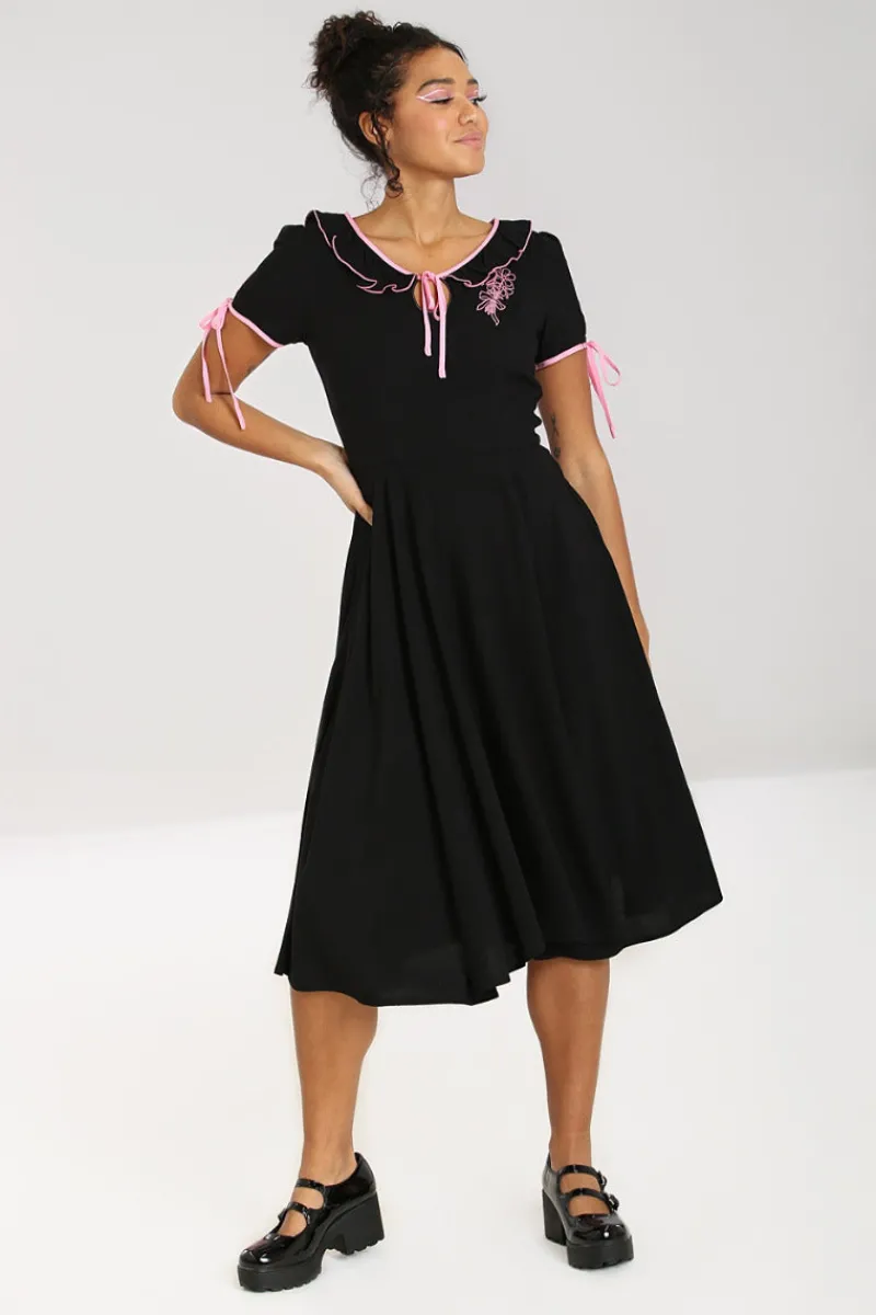 Hell Bunny Rosetta Dress Black Best