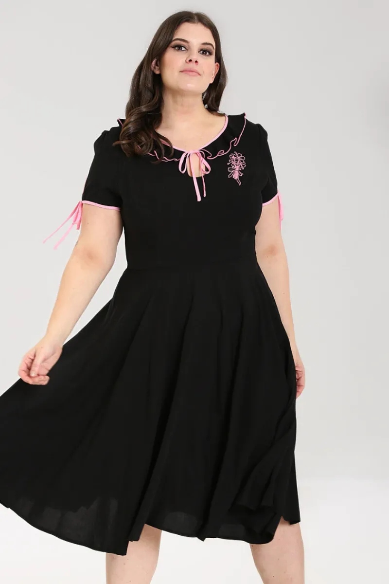 Hell Bunny Rosetta Dress Black Best