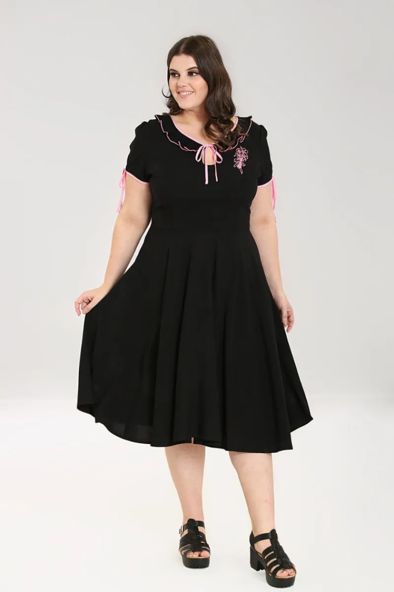 Hell Bunny Rosetta Dress Black Best