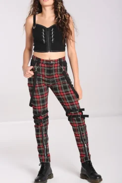 Hell Bunny Rudie Trousers Black Discount
