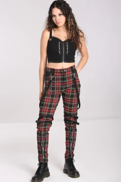 Hell Bunny Rudie Trousers Black Discount