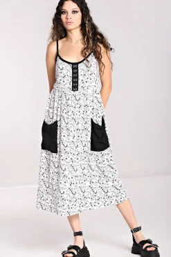 Hell Bunny Safety Pin Dress White Best