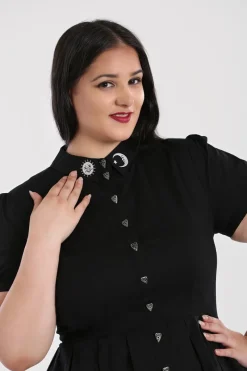 Hell Bunny Samara Dress Black Clearance