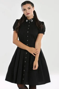 Hell Bunny Samara Dress Black Clearance