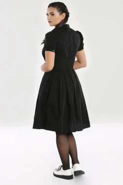 Hell Bunny Samara Dress Black Clearance