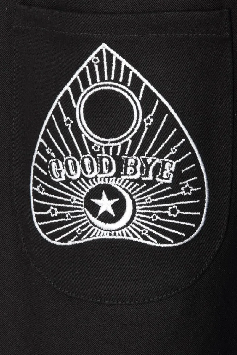 Hell Bunny Samara Pinafore Dress Black Best