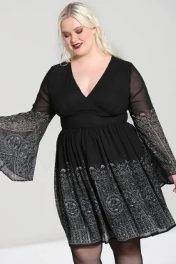 Hell Bunny Secret Gate Dress Black