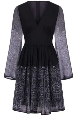 Hell Bunny Secret Gate Dress Black
