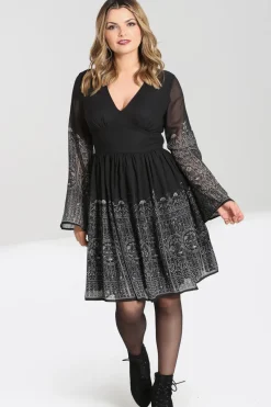 Hell Bunny Secret Gate Dress Black