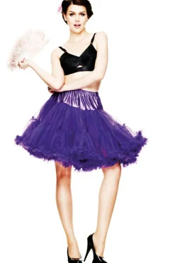 Hell Bunny Short Petticoat Purple Sale