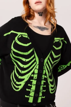 Hell Bunny Skeleton Cardigan New