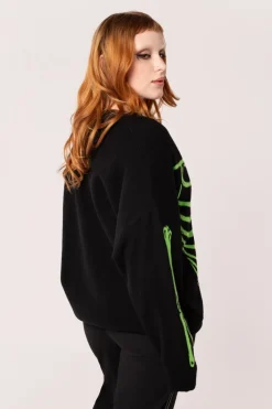 Hell Bunny Skeleton Cardigan New