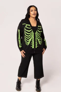 Hell Bunny Skeleton Cardigan New