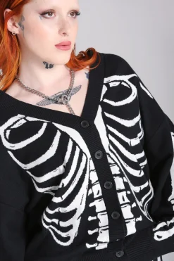 Hell Bunny Skeleton Cardigan New