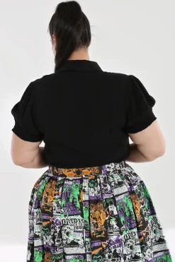 Hell Bunny Skelli Blouse Sale